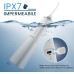 Vimmk Irrigatore Orale Senza Fili, Idropulsore Dentale ad Acqua con Irrigatore Orale Dentale Ricaricabile Impermeabile IPX7 per Viaggi a Casa (Bianco)