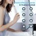 Vimmk Irrigatore Orale Senza Fili, Idropulsore Dentale ad Acqua con Irrigatore Orale Dentale Ricaricabile Impermeabile IPX7 per Viaggi a Casa (Bianco)